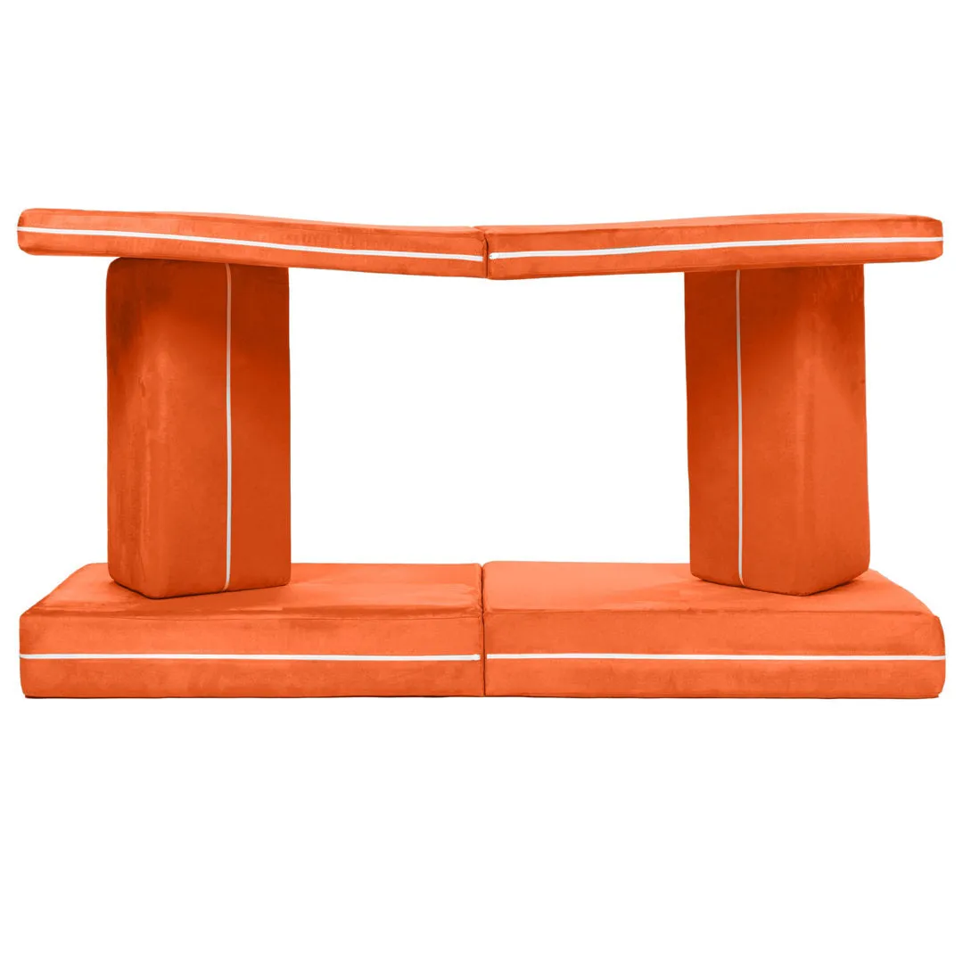 Marrero  Zipline Playscape - Imaginative Furniture Playset for Creative Kids Isabelle & Max™ Color: Mandarin