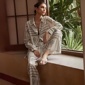 Matilda™ | Satin Cactus Print Set