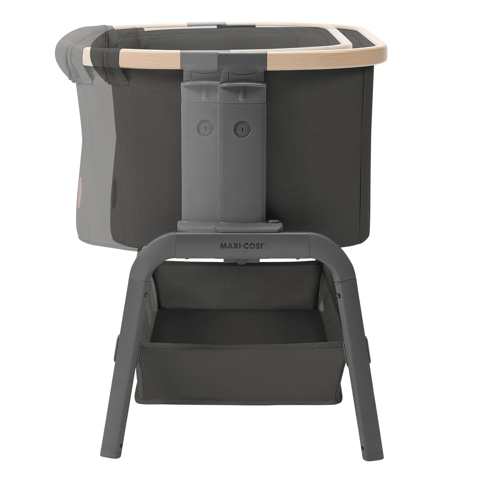 Maxi-Cosi Iora Co-Sleeper in Beyond Graphite