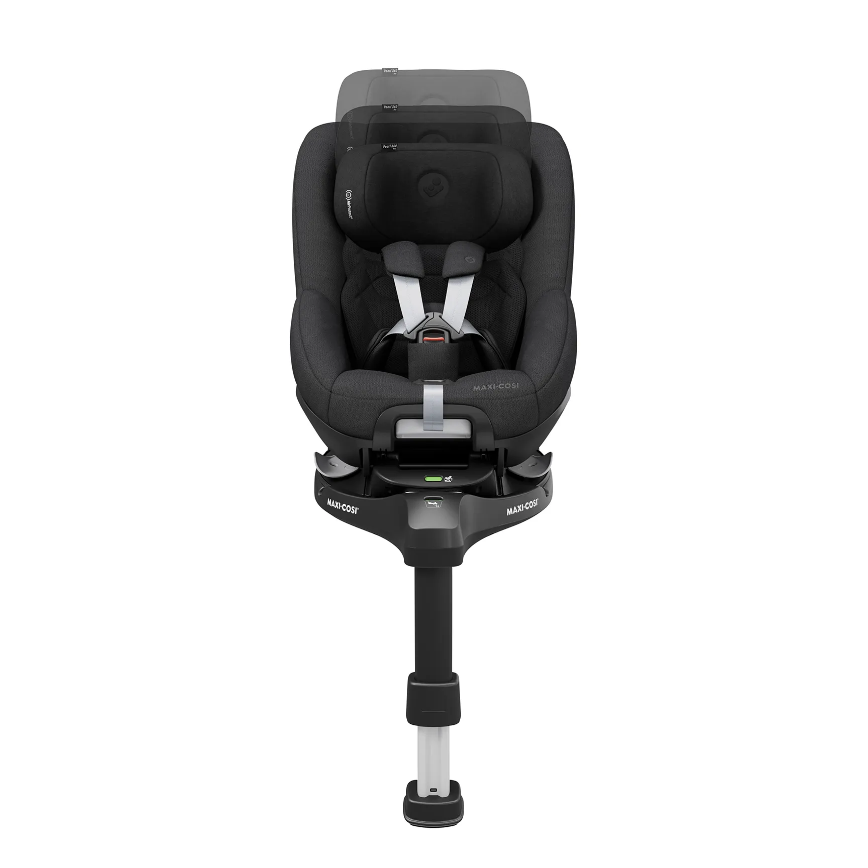 Maxi-Cosi Pearl 360 Pro & FamilyFix 360 Pro - Authentic Black