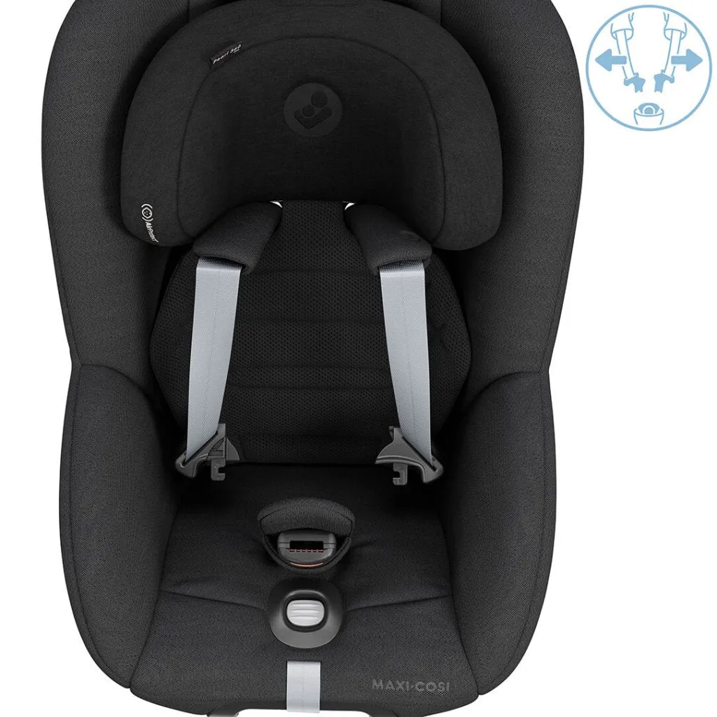MAXI-COSI Pearl 360 Pro Car Seat - Authentic Black