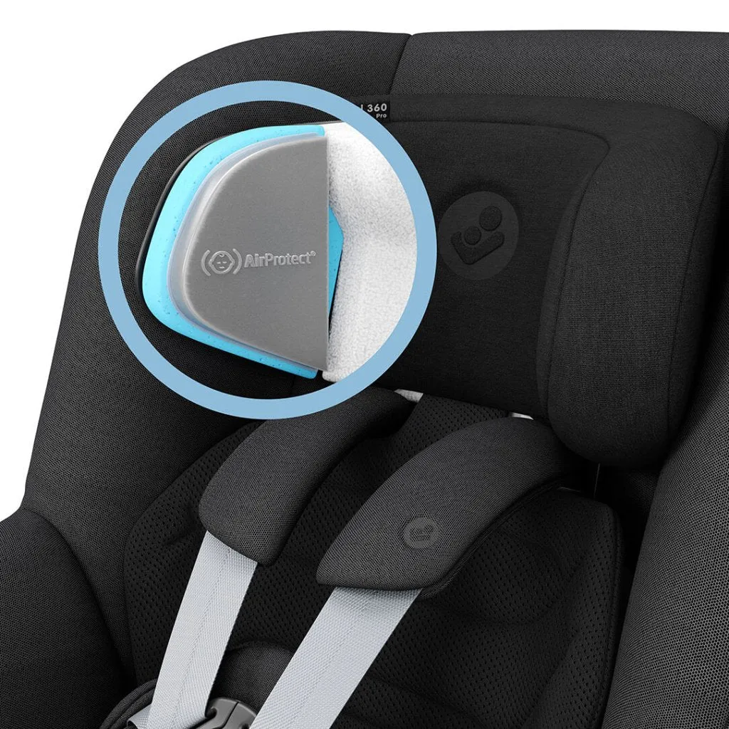MAXI-COSI Pearl 360 Pro Car Seat - Authentic Black