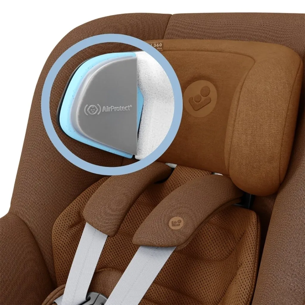 MAXI-COSI Pearl 360 Pro Car Seat - Authentic Cognac
