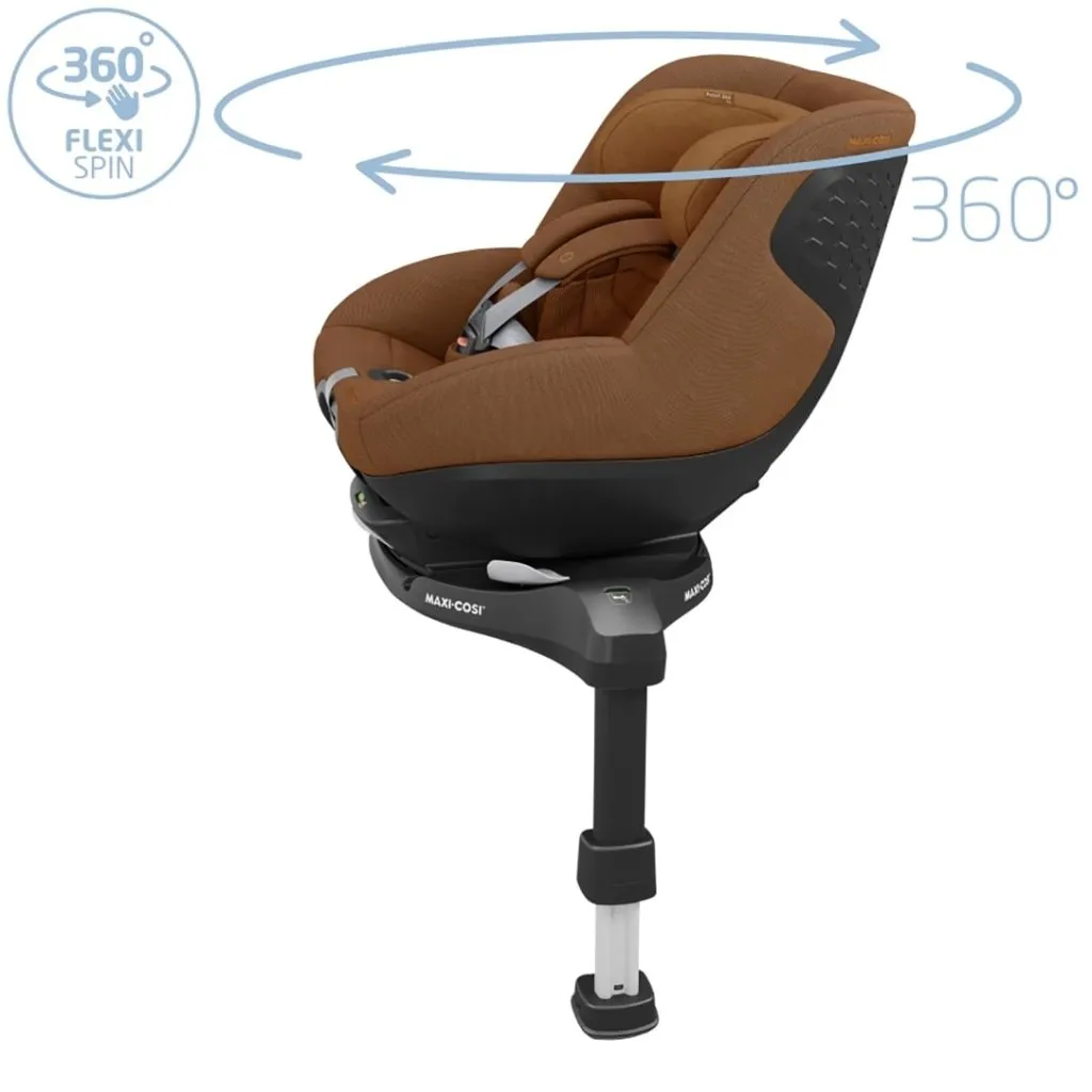 MAXI-COSI Pearl 360 Pro Car Seat - Authentic Cognac