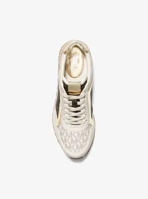 Michael Kors Maddy logo and two-tone maddy swords Size 8