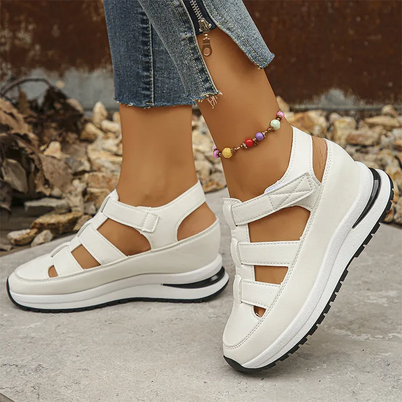 Morgan | Velcro Wedge Sandal