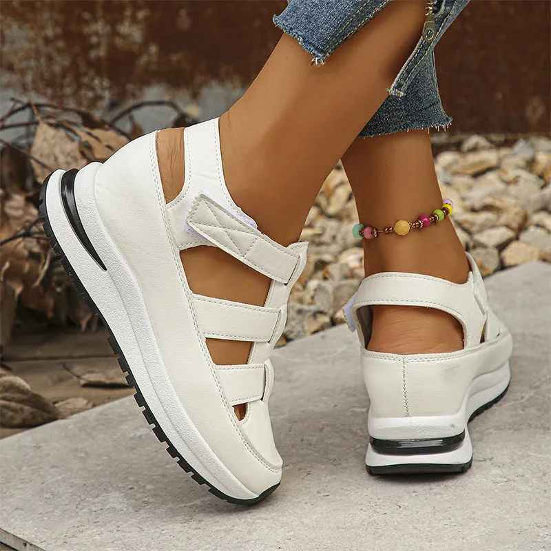 Morgan | Velcro Wedge Sandal