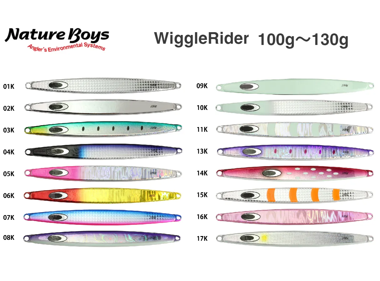 Nature Boys Metal jig Wiggle Rider 225g