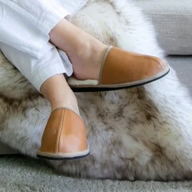 NEW | Mule | Toffee | Leather | Binding Collar