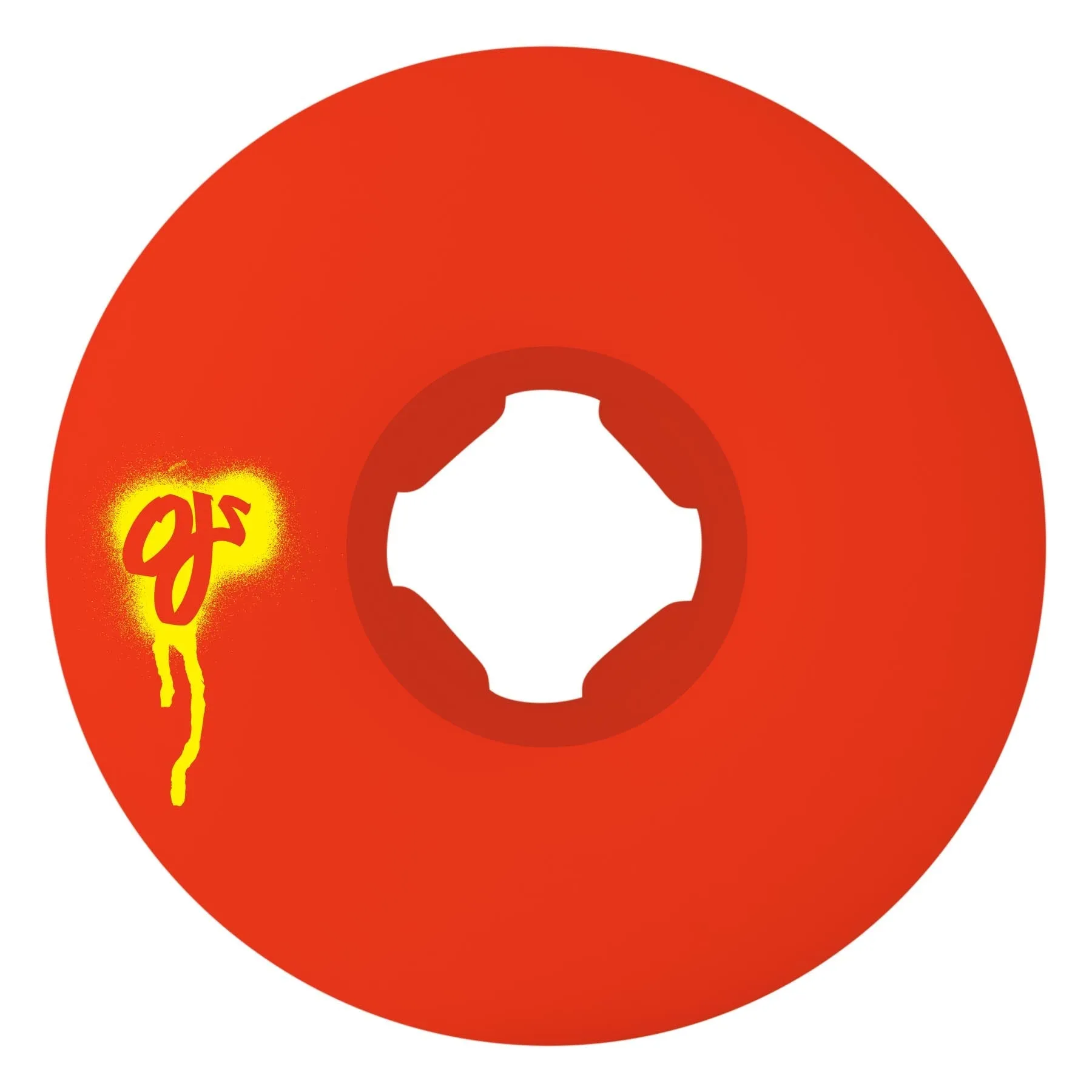 Oj Throw Ups Chubbies Red 56mm 101a Skateboard Wheels