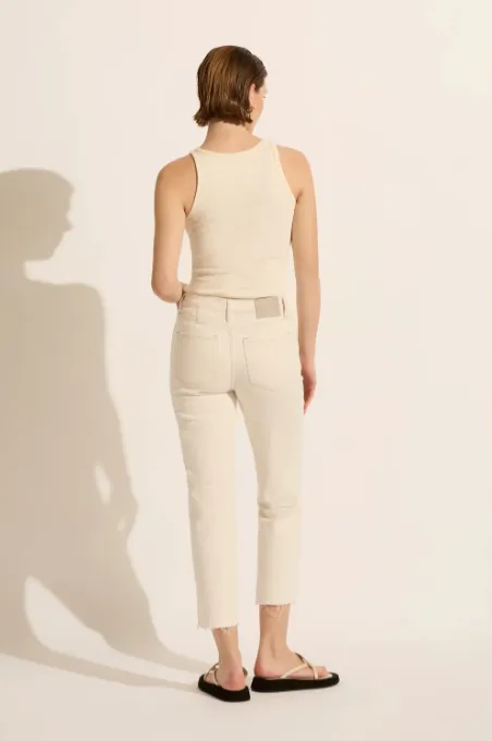 Outland Denim Zoe High Straight Crop Jean WAS $260