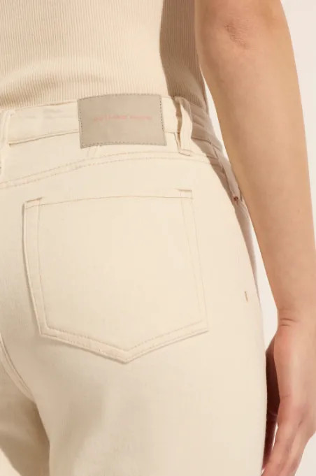 Outland Denim Zoe High Straight Crop Jean WAS $260