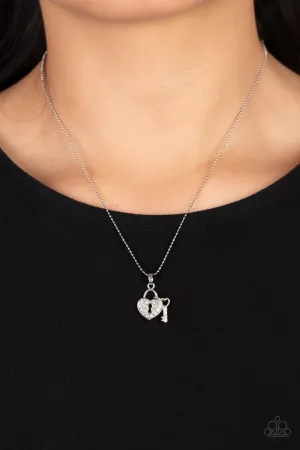 Paparazzi You Hold My Heart - White Necklace