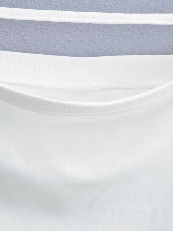 Plain Y2k cami top with cutouts in crop style