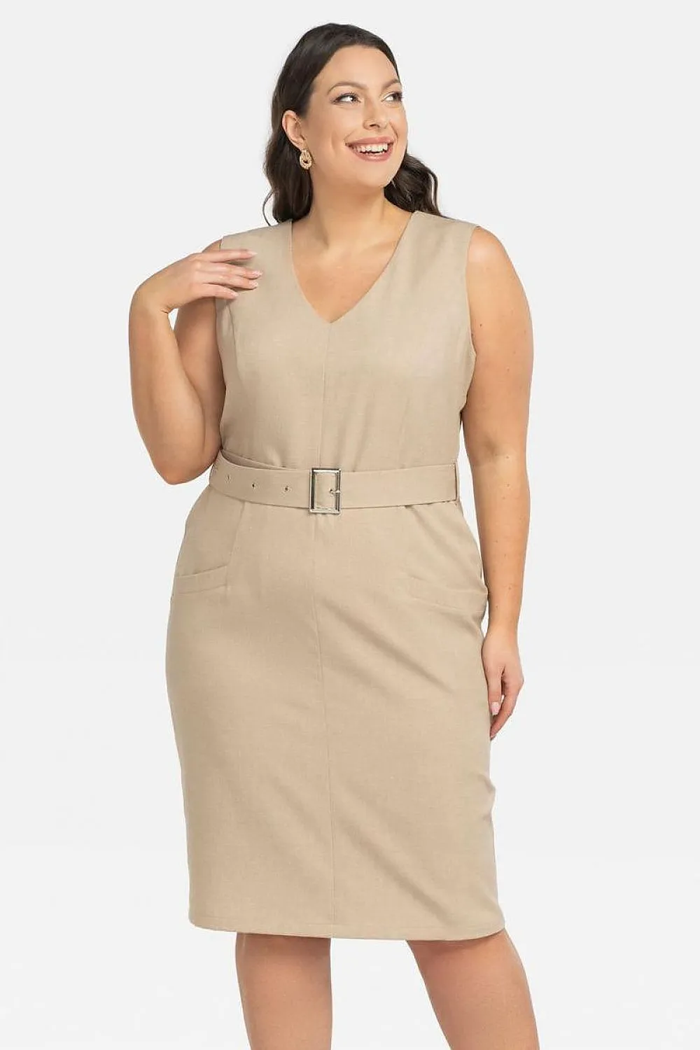 Plus size dress model 198155 Karko