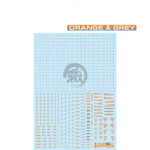 RB01 Caution Decal [Orange & Grey] [1/144 Scale]