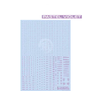 RB01 Caution Decal [Pastel Violet] [1/144 Scale]