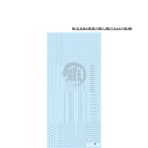 RB03 Caution Decal [White & Grey] [1/100 Scale]