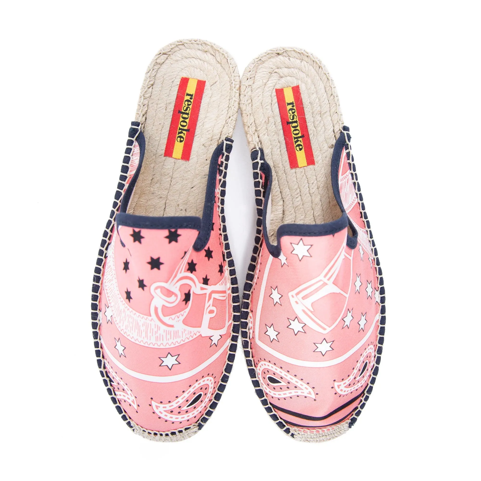 Respoke Women's Angela Pink Mule Espadrilles 38/ 7.5