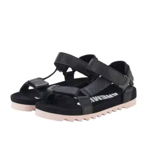 Rollie Nation | Sandal Tooth Wedge - Blk/Pink