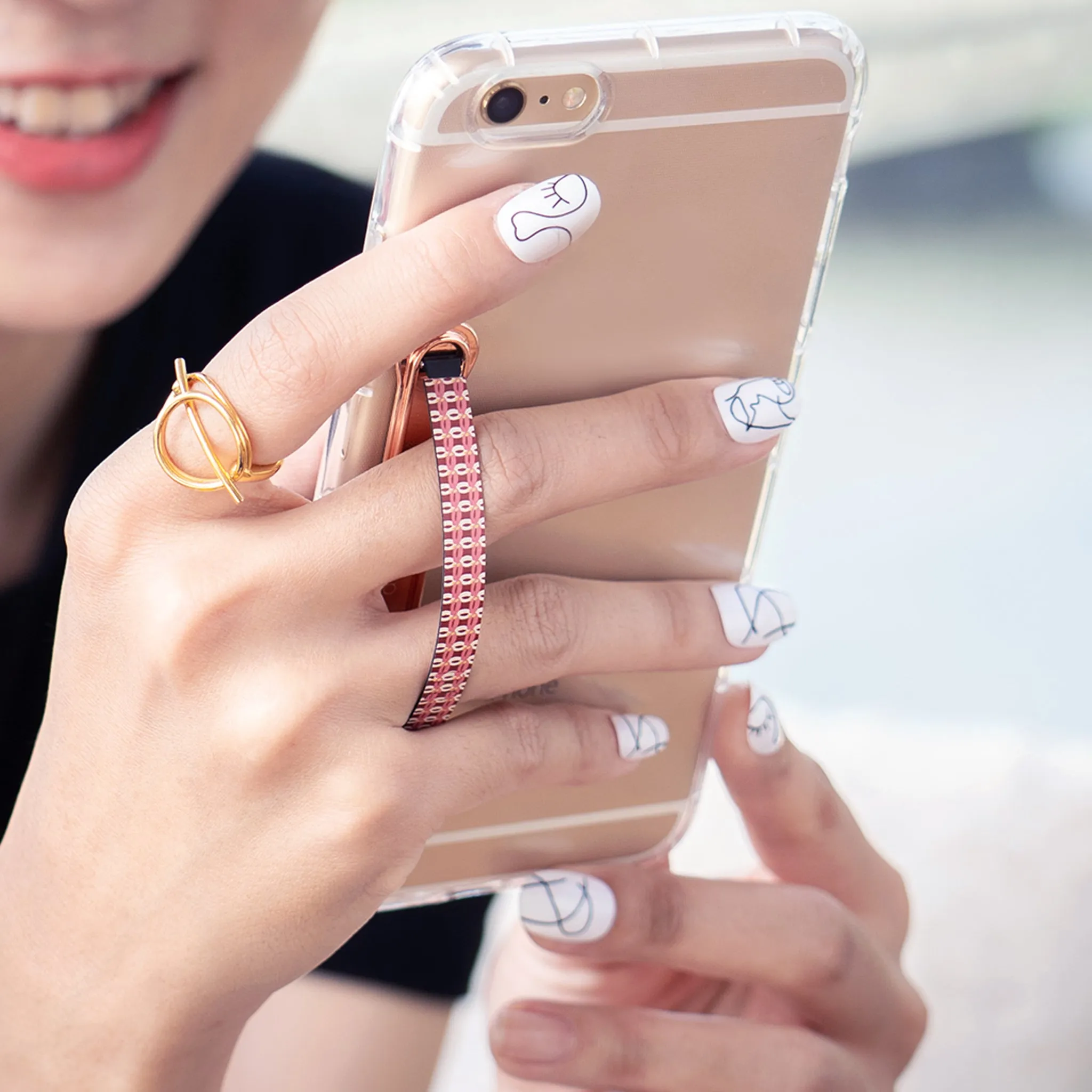 Rose Gold x Scarlet Monogram