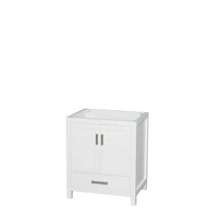 Sheffield 30 Inch Single Bathroom Vanity in White