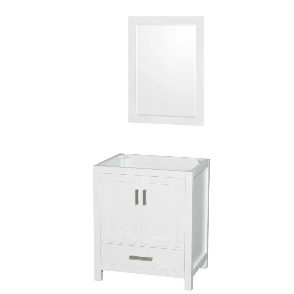 Sheffield 30 Inch Single Bathroom Vanity in White