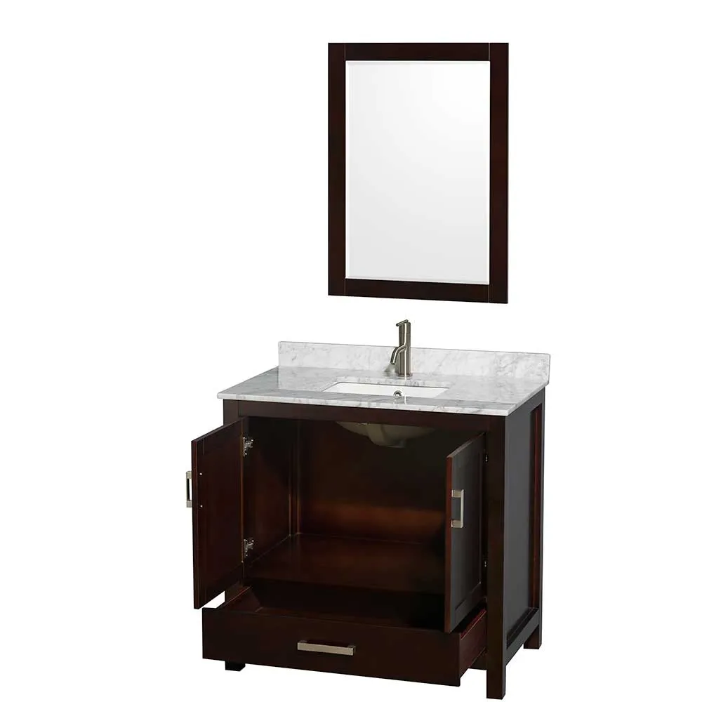 Sheffield 36 Inch Single Bathroom Vanity in Espresso