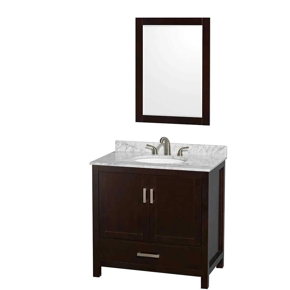 Sheffield 36 Inch Single Bathroom Vanity in Espresso