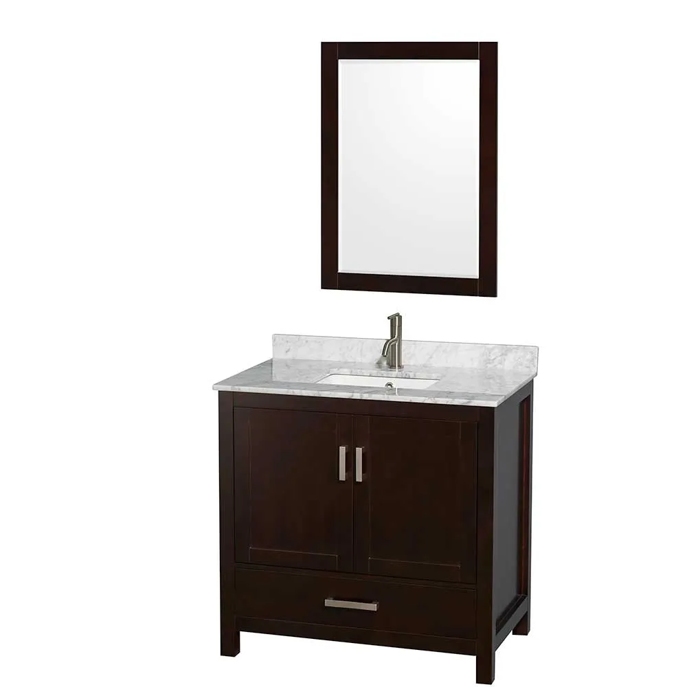 Sheffield 36 Inch Single Bathroom Vanity in Espresso