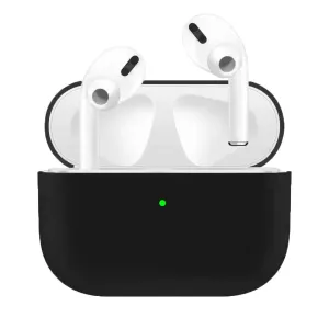 Silicone Earphone Case For Airpods Pro Shockproof Cases For Apple Bluetooth Headset Protective Cover black