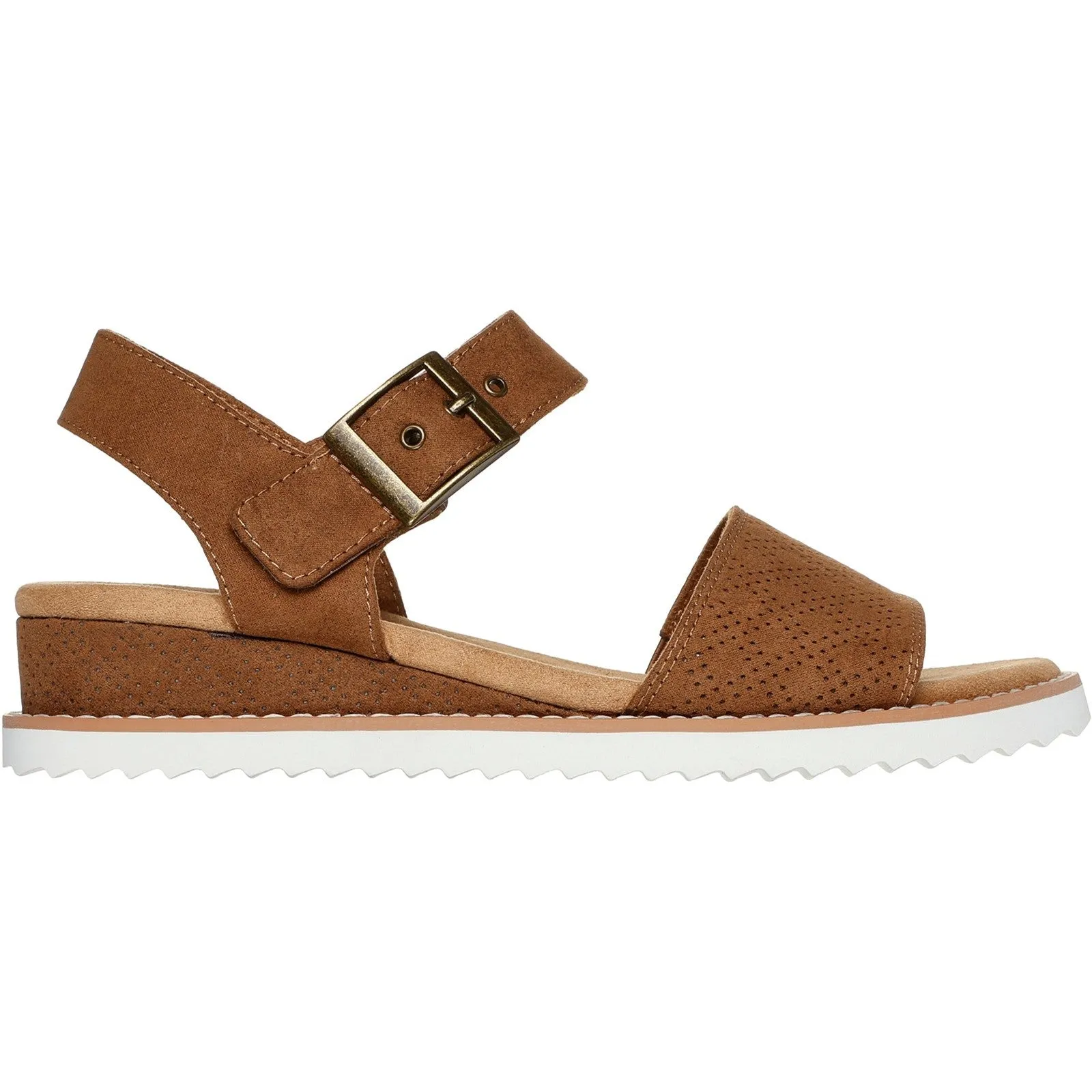 Skechers Womens Desert Kiss Serendipitous 114147-CSNT Chestnut Buckle Shoe