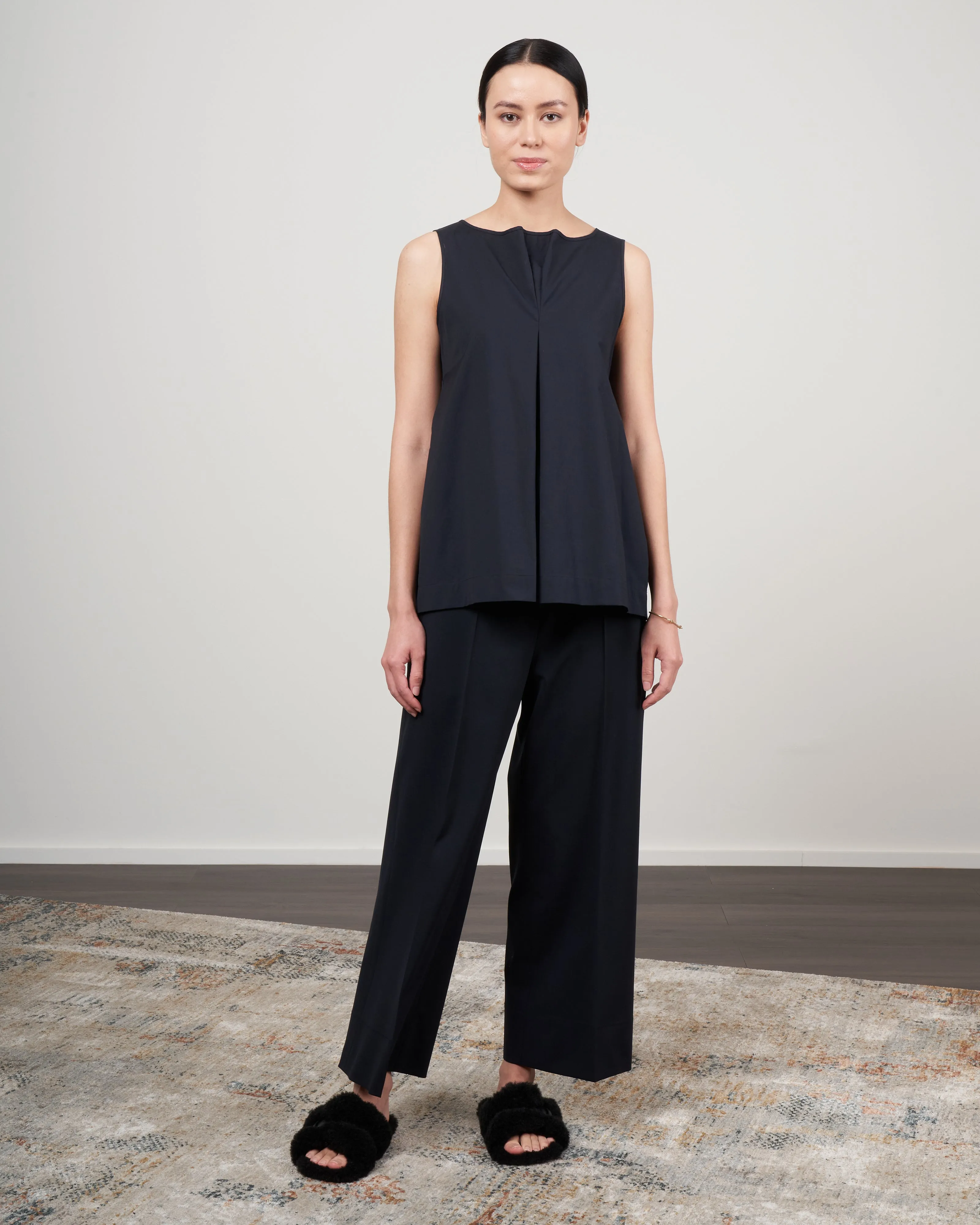 sleeveless top - marine