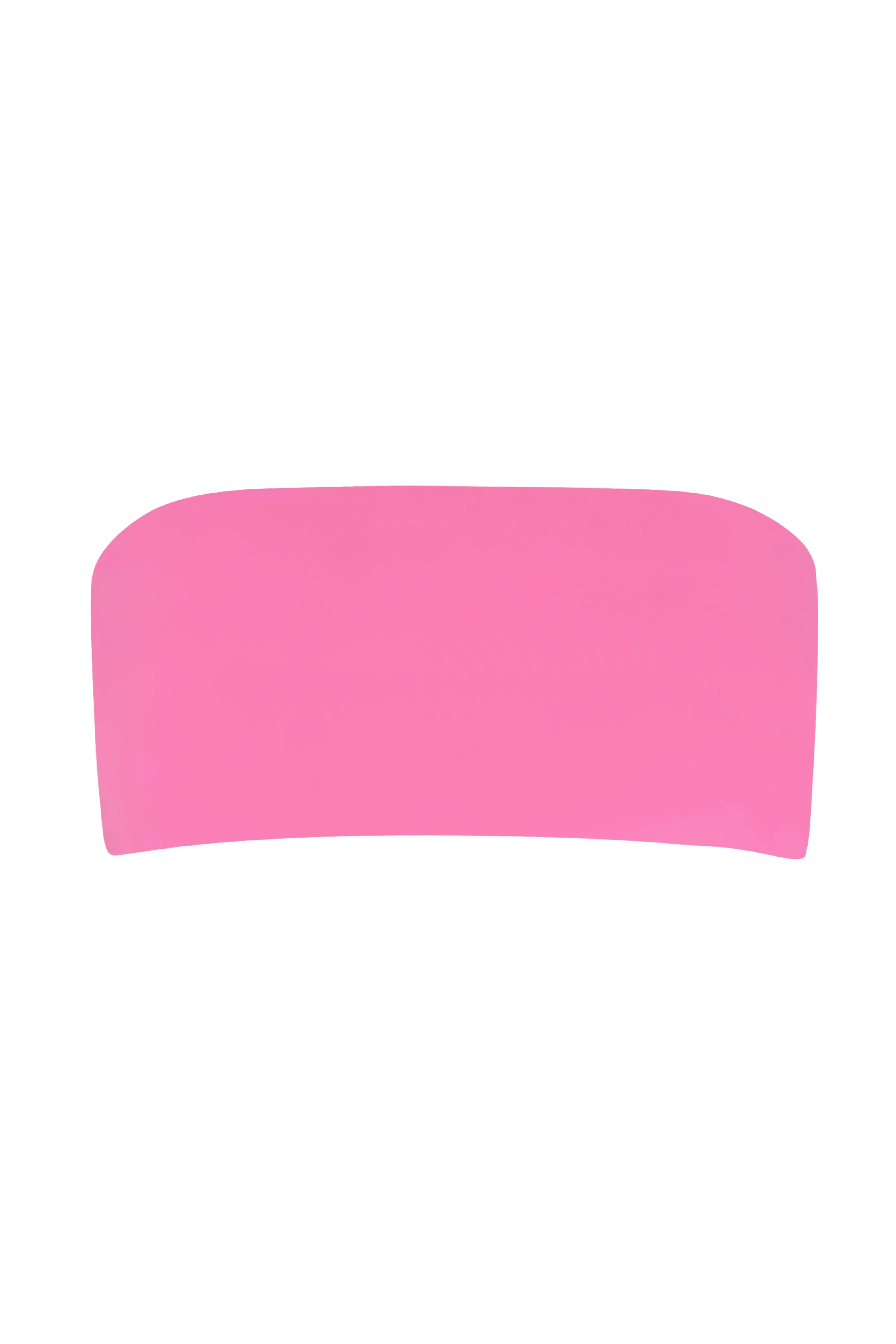 Slide Bandeau Bikini Top - Guava