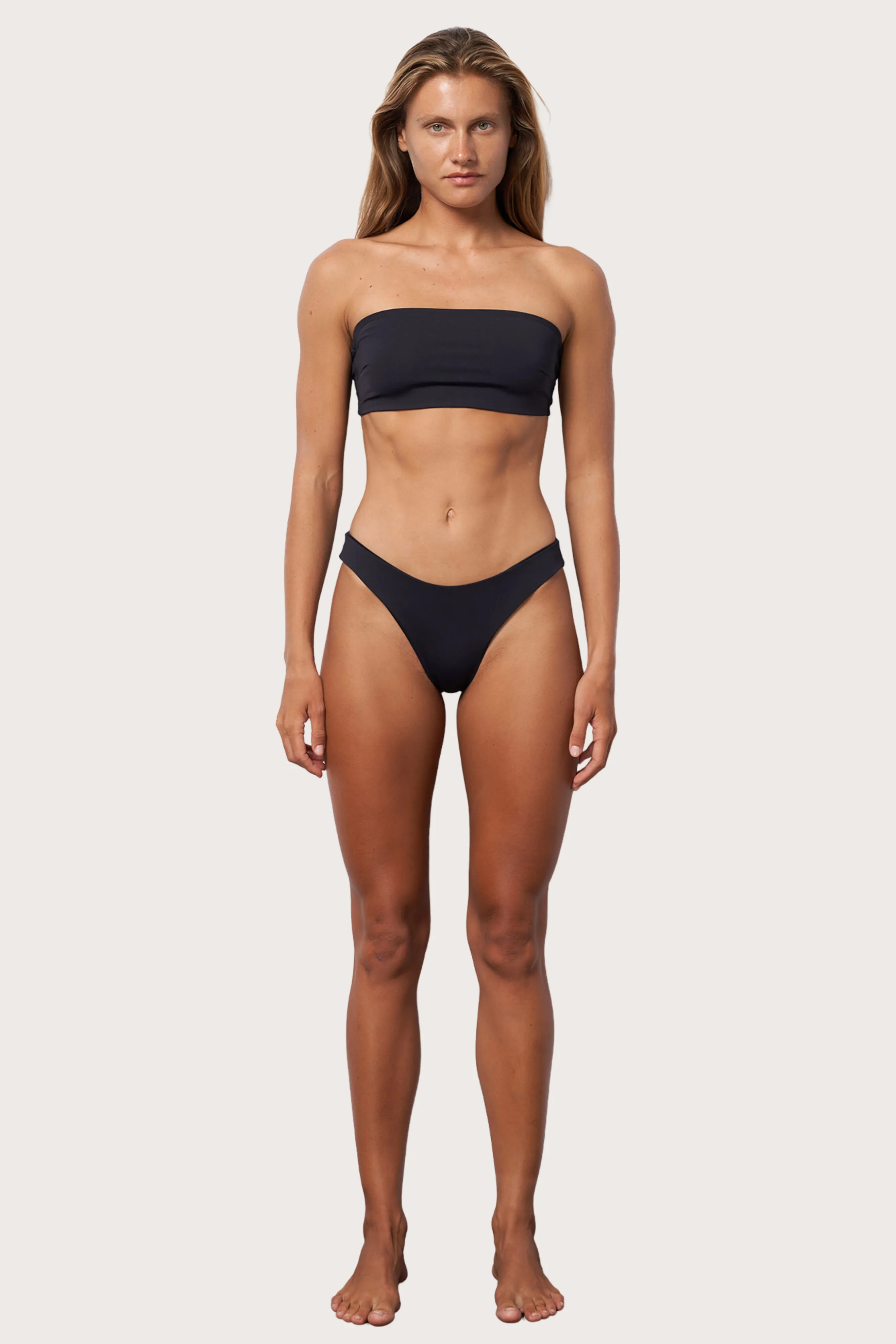 Slide Bandeau Bikini Top - Moonless Night