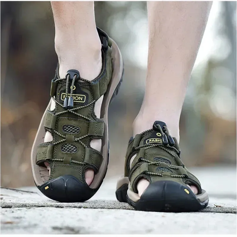SommerStil Atmungsaktive Herren-Sandalen