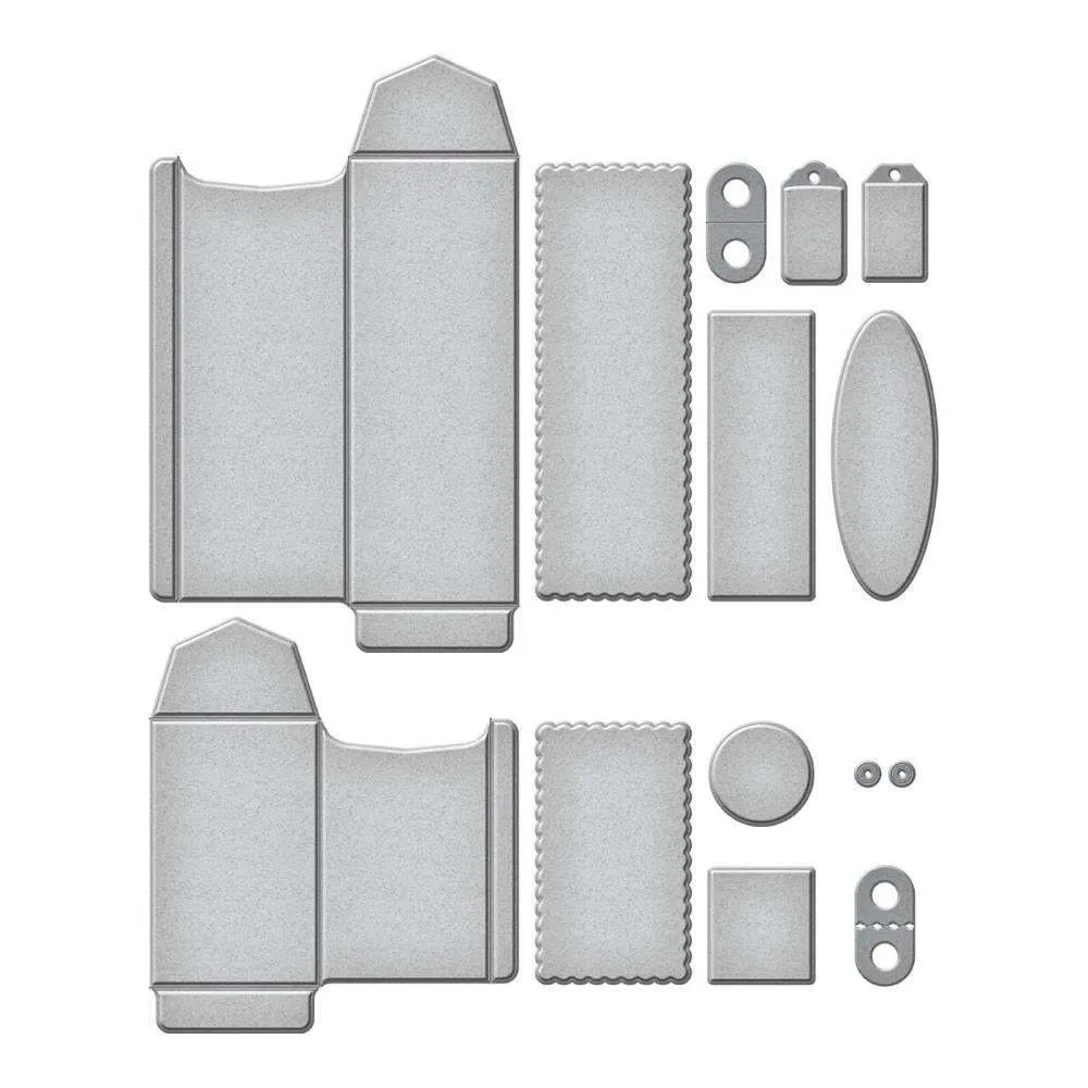 Spellbinders Etched Dies Mini Envelopes 1 - 13 Ortiz x Thin Metal Dies