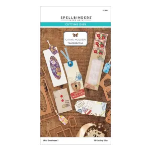 Spellbinders Etched Dies Mini Envelopes 1 - 13 Ortiz x Thin Metal Dies