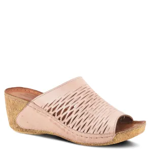 Spring Step Shoes Cunacena Sandal Women’s Leather Wedge 2.5" Heel
