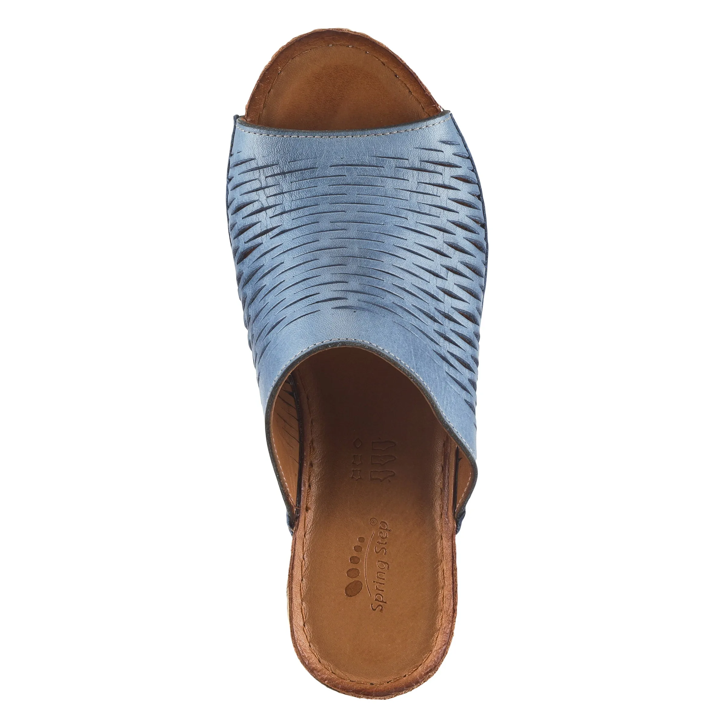 Spring Step Shoes Cunacena Sandal Women’s Leather Wedge 2.5" Heel