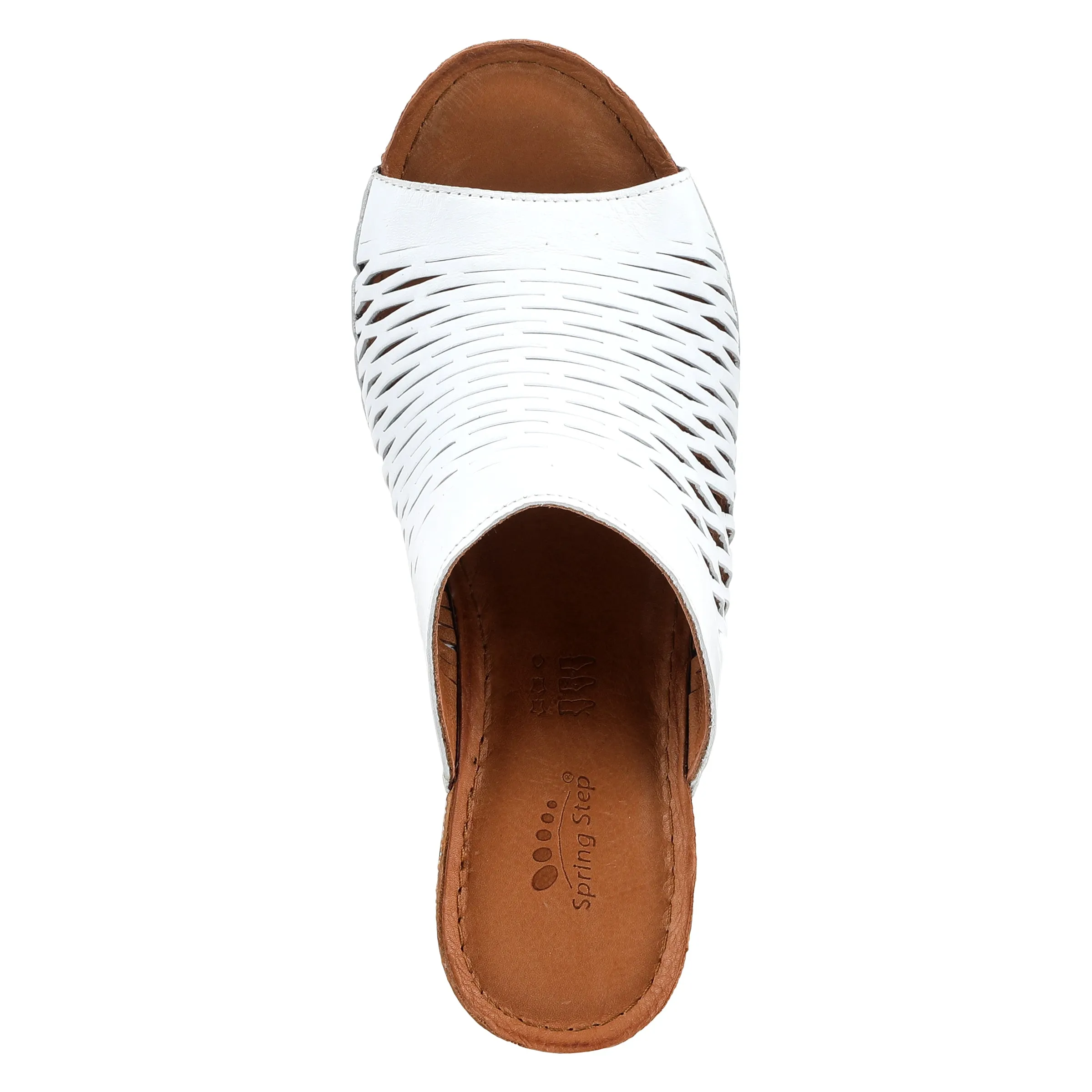 Spring Step Shoes Cunacena Sandal Women’s Leather Wedge 2.5" Heel