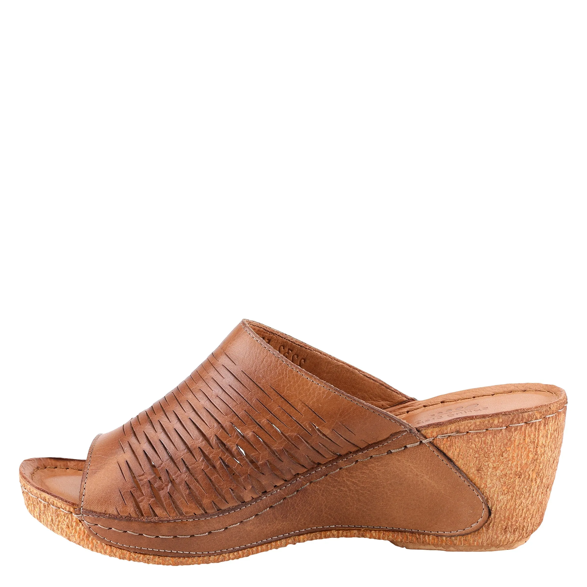 Spring Step Shoes Cunacena Sandal Women’s Leather Wedge 2.5" Heel