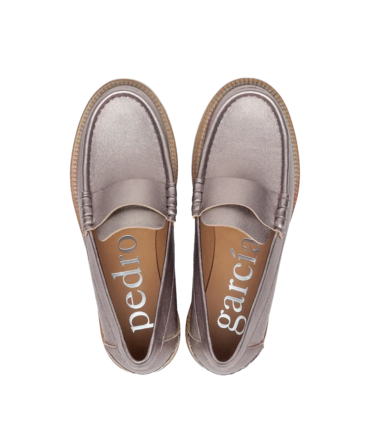 Stina Loafer in White Gold