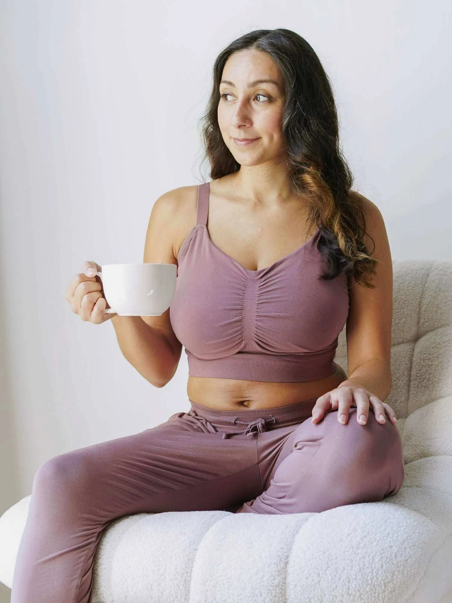Sublime® Bamboo Hands-Free Pumping Lounge & Sleep Bra | Twilight