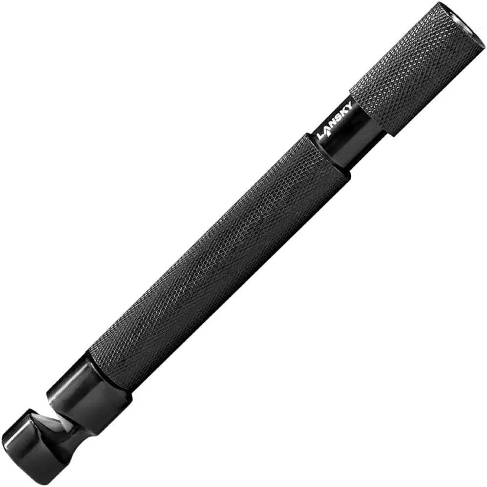 Tactical Diamond Knife Sharpening Rod with Tungsten Carbide Pull-Through Blade Sharpener - LCD02