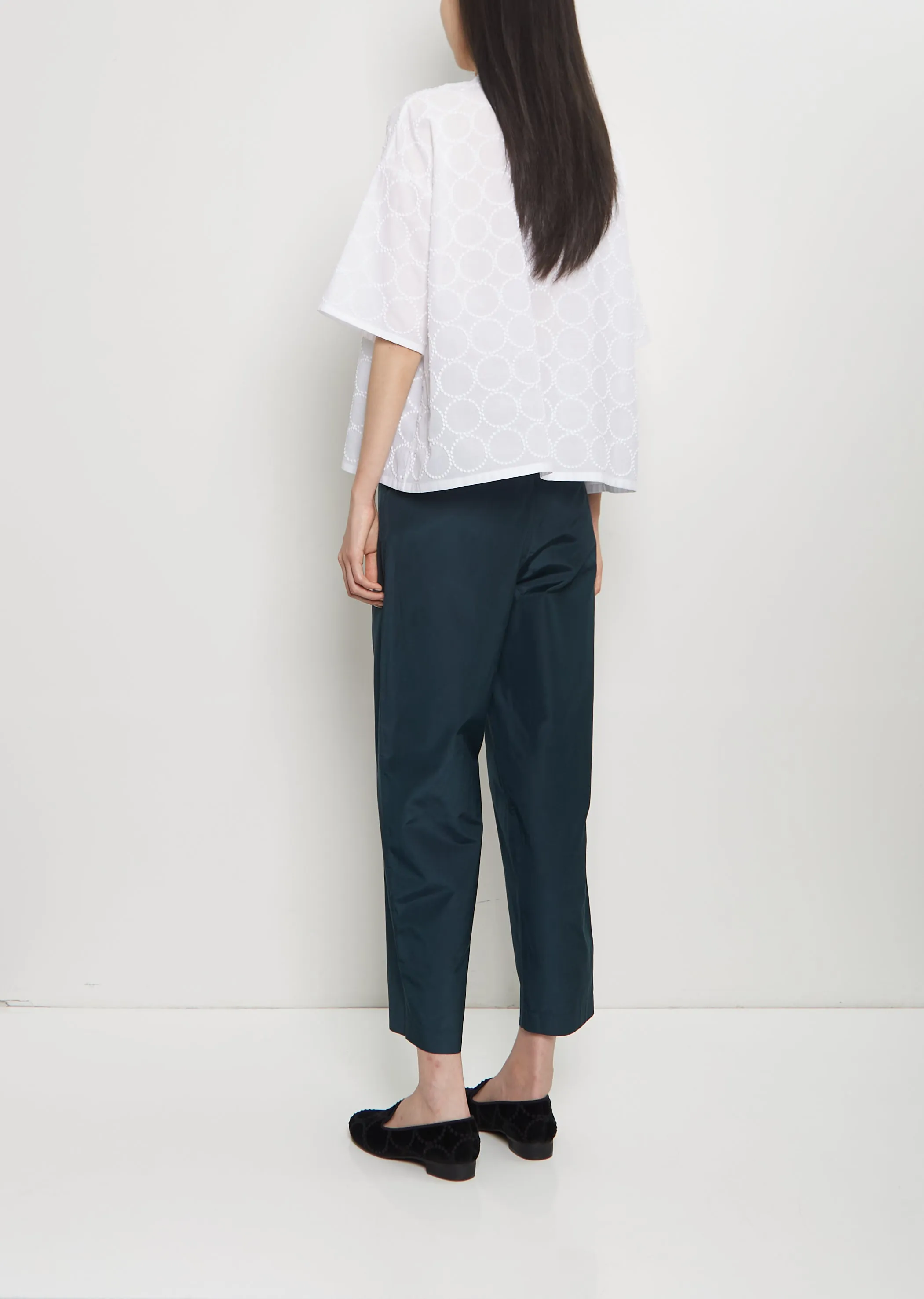 Tambourine Cotton Blouse — White