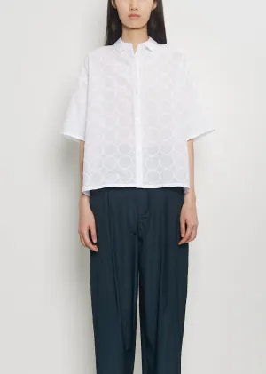 Tambourine Cotton Blouse — White