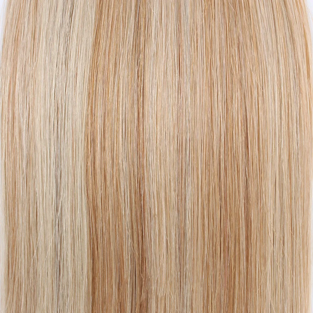 Tape In Hair Extension P #12/#60 Dark Dirty Blonde Highlights Ash Blonde
