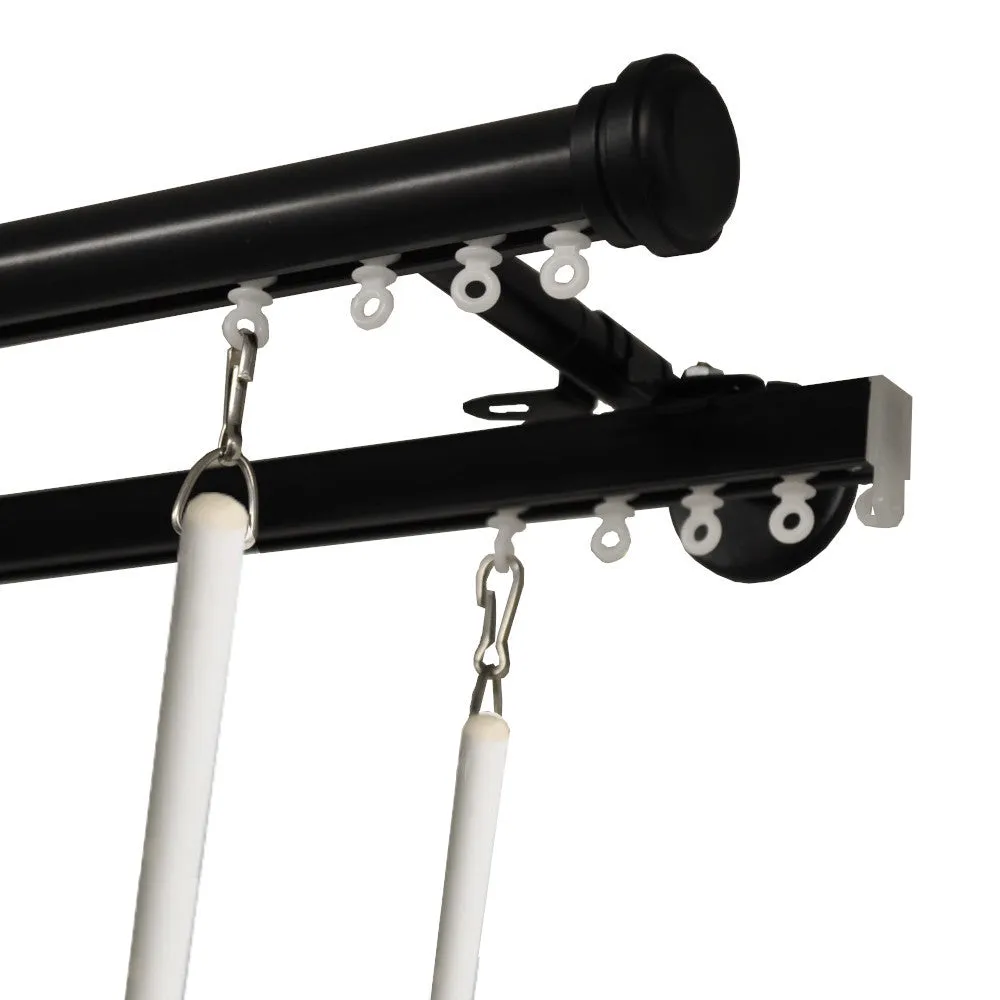 Tekno 25/Euro Double Curtain Track Set