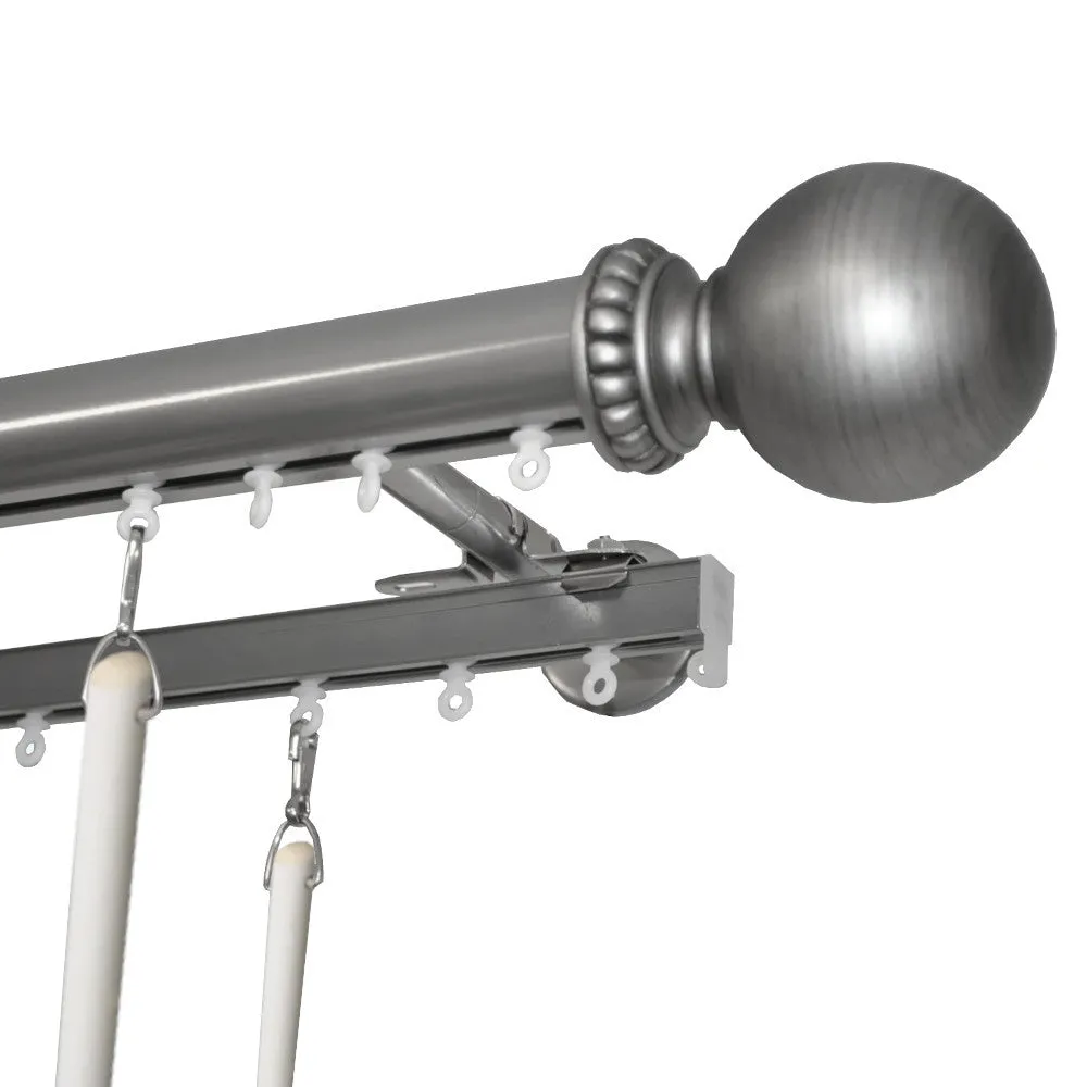 Tekno 40 Double Traverse Rod Set
